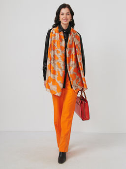 Большой, мягкий, тонкий и очень нежный двусторонний палантин - Tantino фото 2