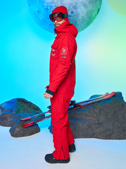 Мужской сноубордический горнолыжный комбинезон Alpha Endless Prometheus 223/230510 RED - Красный