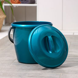 Ведро с крышкой «Удачное», 7 л, пластик, МИКС