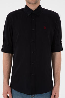 Erkek Siyah Uzun Kollu Basic G_mlek Sepette S_rpriz _ndirim - U.s. polo assn фото 7
