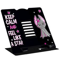 Подставка для книг и учебников арт.59879/ 24 МЫШЬ ПРИНЦЕССА (19х20х15.5 см, окрашенный чёрный металл