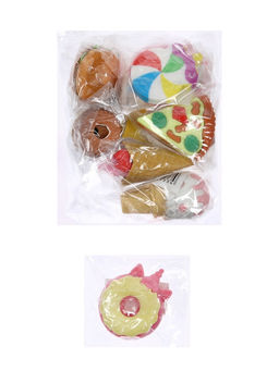 Набор фигурных ластиков «Вкусняшки», 8 штук, МИКС