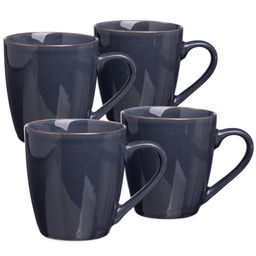 НАБОР КРУЖЕК BRONCO CONCEPT 4 ШТ. 355 МЛ СИНИЙ