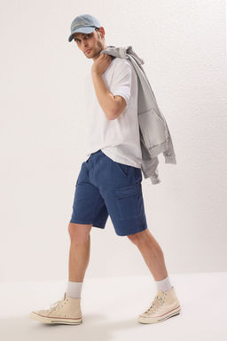 TRENDYOL MAN Tas Rahat Kesim Kargo Cepli Denim Kot Sort & Bermuda TMNSS23SR00065 - Trendyolmilla фото 2