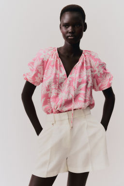 Blusa con mangas globo - H&m фото 3