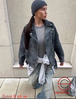 Женская весенняя куртка косуха - Bruno фото 5