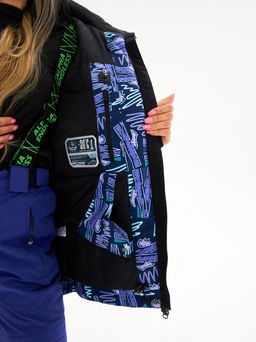 Женская горнолыжная сноубордическая куртка Alpha Endless Ultra Chaleur SNB 423/316_5 Разноцветный  фото 24