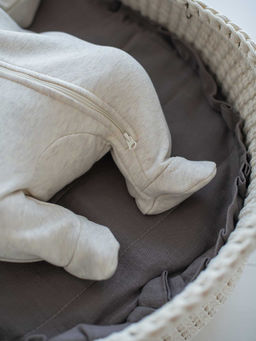 Комбинезон косуха с закрытой ножкой Ванильный пудинг утепленный 0+ - Bungly фото 5