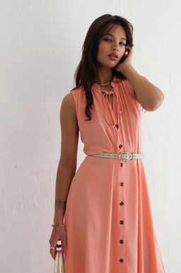 Платье, как из к/ф Красотка, персиковое - Martichelli фото 5