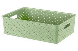 Корзинка с крышкой 7,5 л 35*24,5*10,5 см Береста светло-оливковый - Elan gallery фото 13