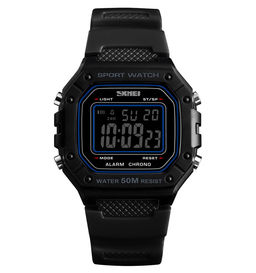 Часы наручные Skmei мужские электронные 1496black-black