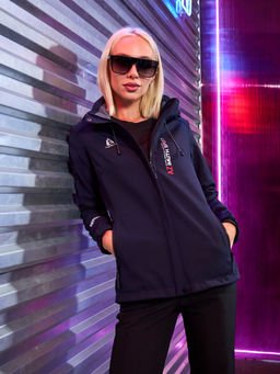 Женская мембранная куртка виндстоппер на флисе Azimuth Сияние 124/23983_709 Темно-Синий  фото 23