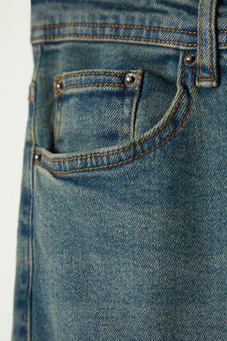 TRENDYOL MAN Indigo Esnek Kumas Skinny Dar Kesim Jeans TMNAW20JE0434 - Trendyolmilla фото 7
