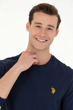 U. S. Polo Assn / Мужской темно-синий свитшот с круглым вырезом - U.s. polo assn фото 9