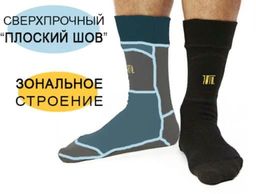 Термоноски унисекс "ТЕРМОЛАЙН" 20% шерсть мериносов