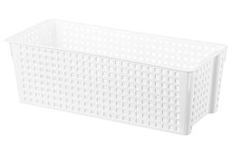 Корзинка прямоугольная 29,5*13*9,6 см 3 л Лофт белая (модель 450006) - Elan gallery фото 3