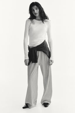 Pantal?n de canal? con cord?n de ajuste - H&m фото 9