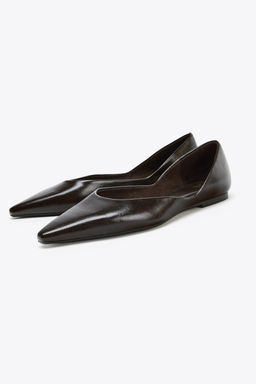 POINTED FLAT SHOES - Zara фото 4