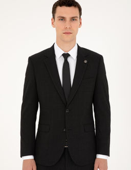 Antrasit Ex. Slim Fit Tak_m Elbise