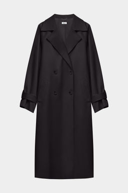 Тренч двубортный с поясом - Mollis фото 7