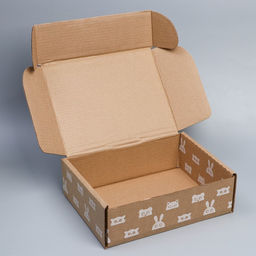 Коробка подарочная сборная, упаковка, «Зверята», бурый, 27 х 21 х 9 см