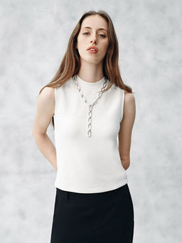 Kolay Giyilebilir Yandan ve Omuzdan ??t??tl? Bluz