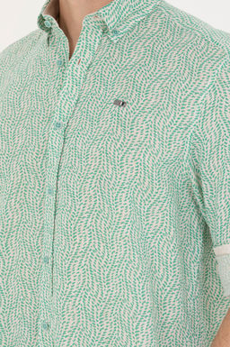 U. S. Polo Assn Мужская мятная рубашка с длинным рукавом - U.s. polo assn фото 7