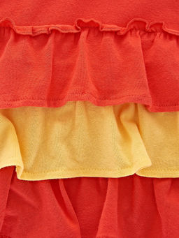 Платье для девочки UD 3182 коралловый - Mini maxi фото 6