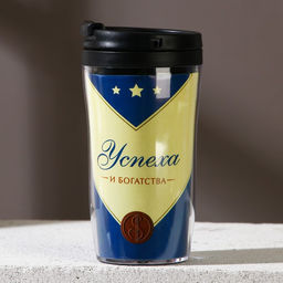 Подарочный набор Настоящему мужику!, гель для душа виски 250 мл и термостакан 250 мл, Чистое счастье  фото 6