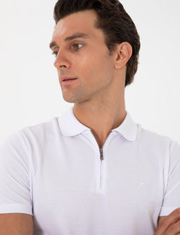 Beyaz Slim Fit Ti__rt - Cacharel фото 2