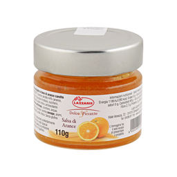 Соус Lazzaris фруктовый сладко-пикантный из апельсинов 110 г, стекло, Италия