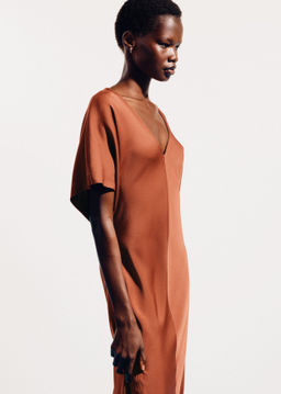 Maxivestido con escote en pico - H&m фото 9