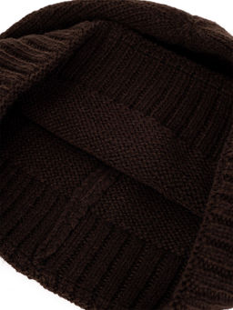 Шапка муж. шерсть+акр LB-N88108 d.brown - Labbra фото 8