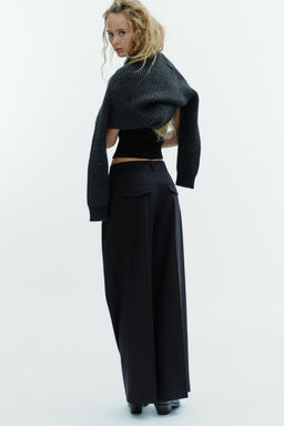 PINSTRIPED TROUSERS WITH DARTS AND POCKET FLAPS - Zara фото 14