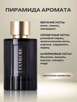 Dilis Extreme Magnetic Парфюмерная вода для мужчин 100 мл - Dilis parfum фото 2