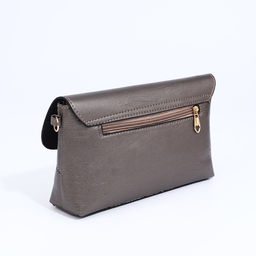 Сумка-клатч на магните, длинный ремень, цвет бронзовый - Simaland фото 2