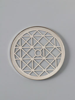 Крышка металлическая для вазы «Классик», d=12 см, серебро