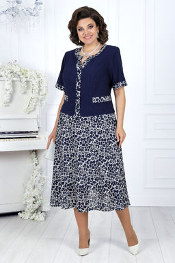 Платье Ninele 7431-Р темно-синий - Mira fashion фото 2558