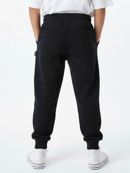 Брюки для мальчика с заплатками 22-0272 черный - Mini maxi фото 2