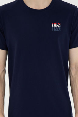 Мужская темно-синяя футболка - U.s. polo assn фото 6