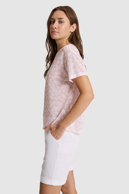 Kad_n A__k Pembe Bisiklet Yaka Ti__rt - U.s. polo assn фото 3
