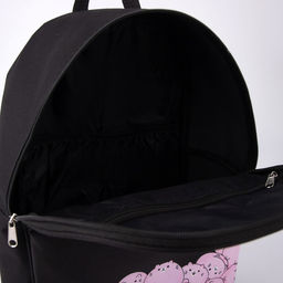 Рюкзак школьный «Выделяйся» 27×14×38, чёрный