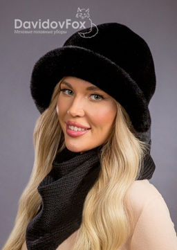 Шапка Шляпка экомех панама блэк