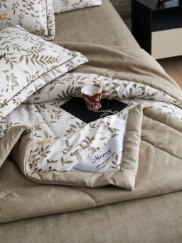 Одеяло Mency двухстороннее с простыней и наволочками ODMENHD14 Семейный  фото 6