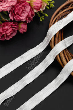 Тесьма эластичная 1,5 см*15 ярд (SF-373-2) белый