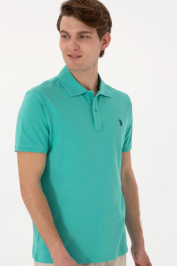 Erkek Slim Fit Polo Yaka Mint Basic Ti__rt - U.s. polo assn фото 3