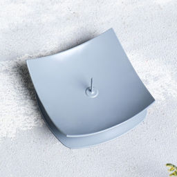 Подсвечник на 1 свечу «Кварта», металл, 7×2.7 см, серый