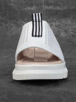 08-PED123-1 WHITE Босоножки женские (натуральная кожа)