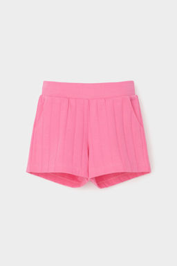 КР 400807-1/неоновый розовый к555 шорты для дев