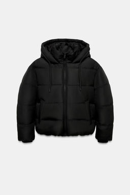 SHORT WATER-REPELLENT AND WINDPROOF HOODED ANORAK - Zara фото 4